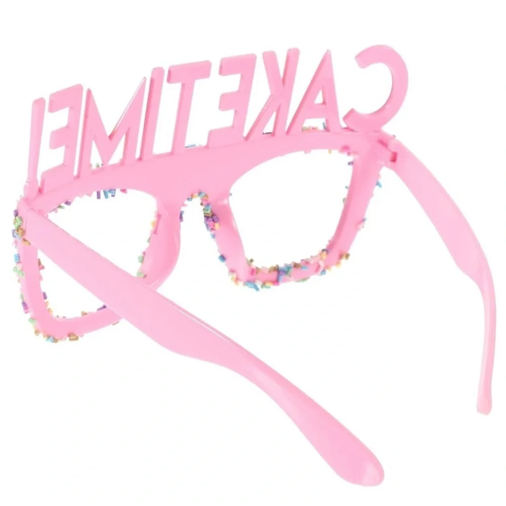 NWT Cake Time Party Glasses - Pink Sprinkles